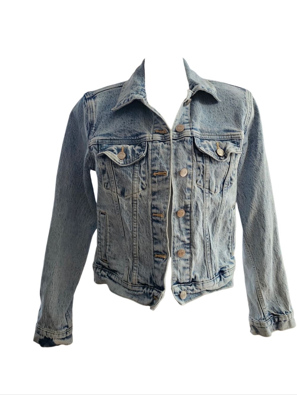 Unique Mixed Media Jean Jacket - Gap Brand - Picture 3 of 3